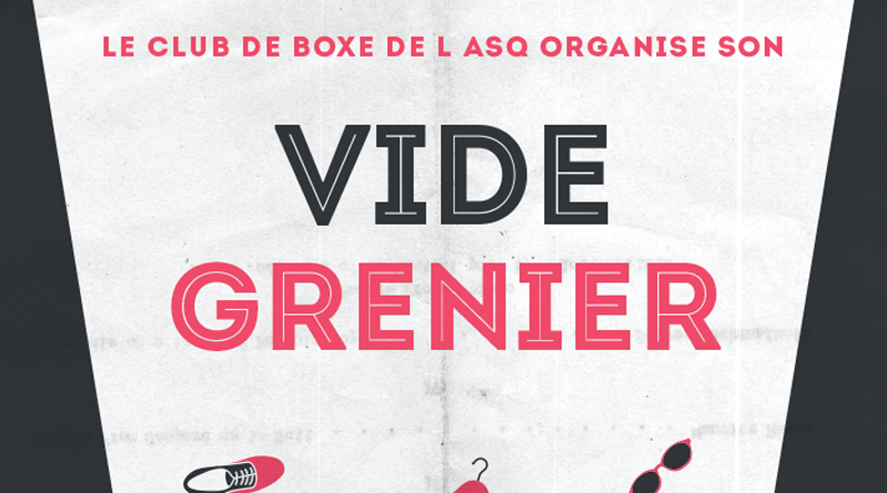 Vide grenier du club édition #2018